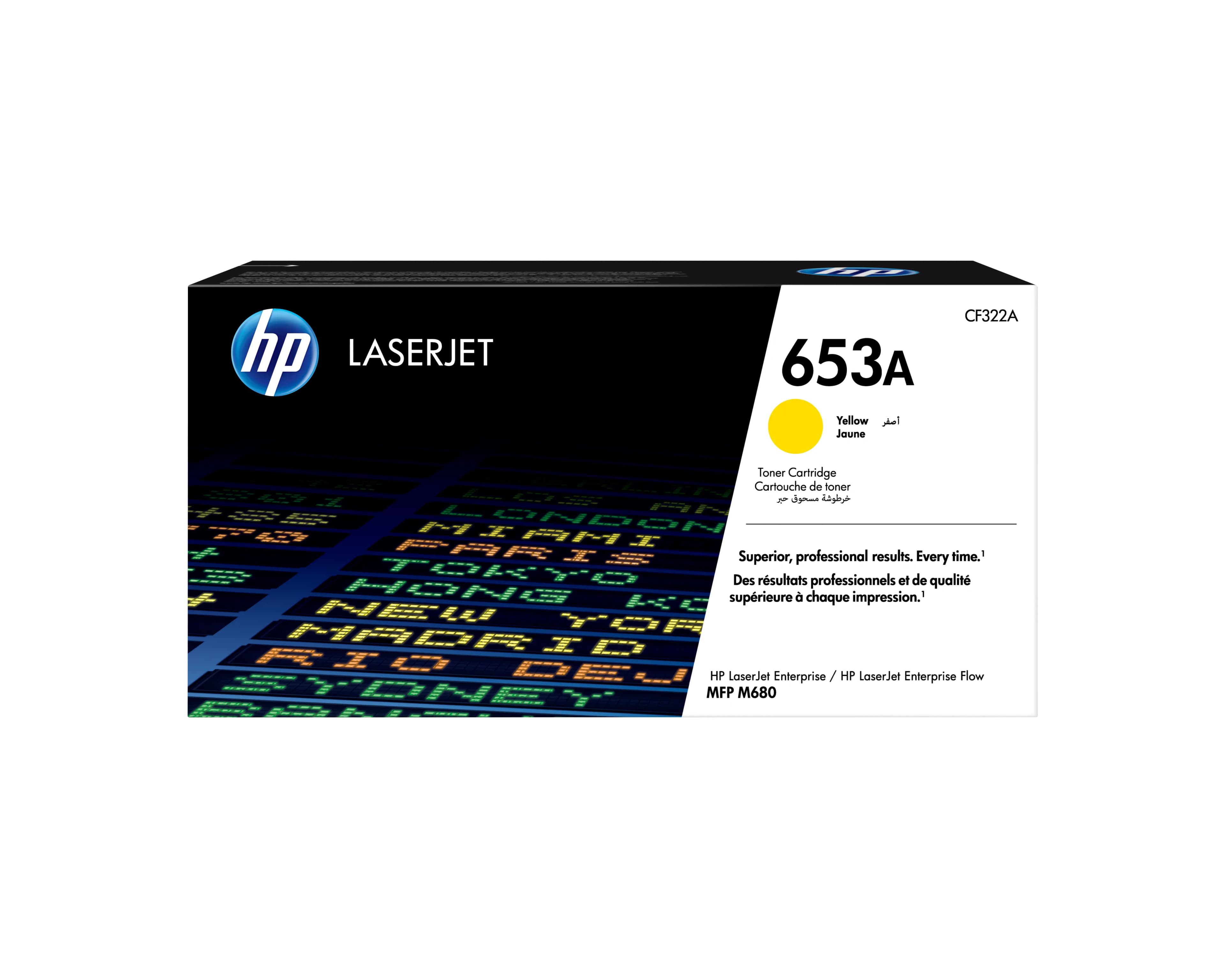 HP 653 XXL-laservärikasetti, keltainen