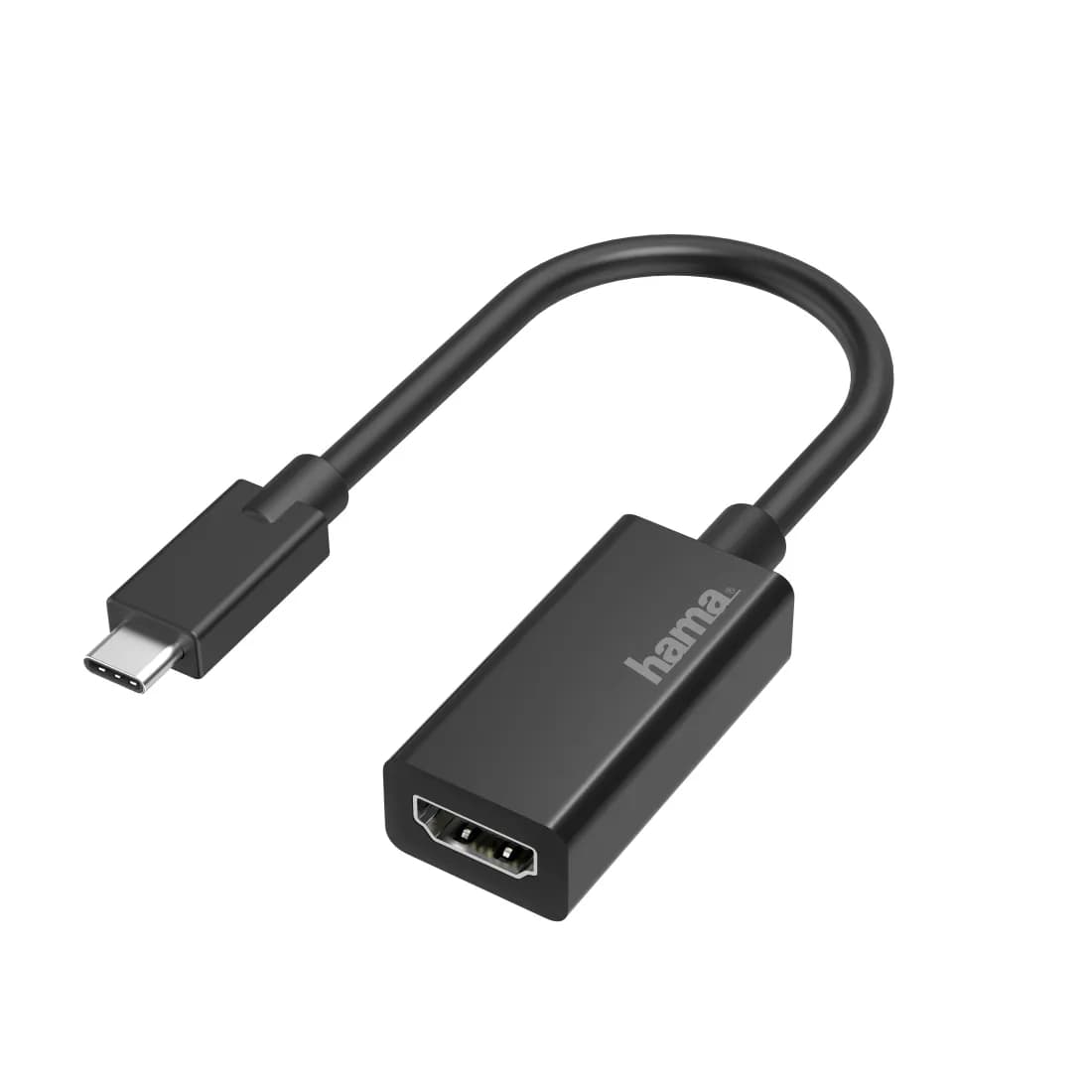 Hama USB-C – HDMI -adapteri, Musta