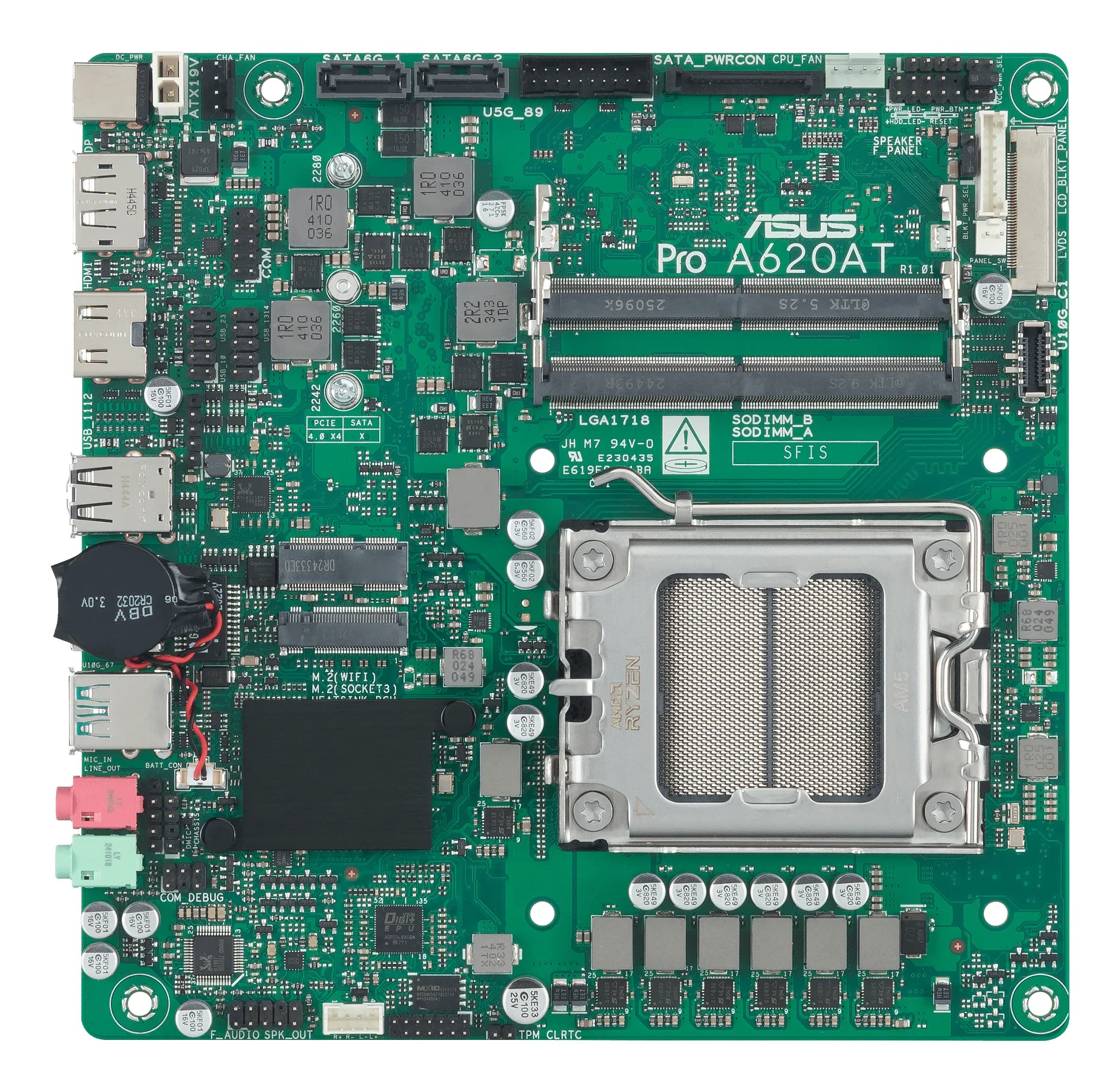 Asus PRO A620AT-CSM AM5 Thin Mini-ITX -emolevy