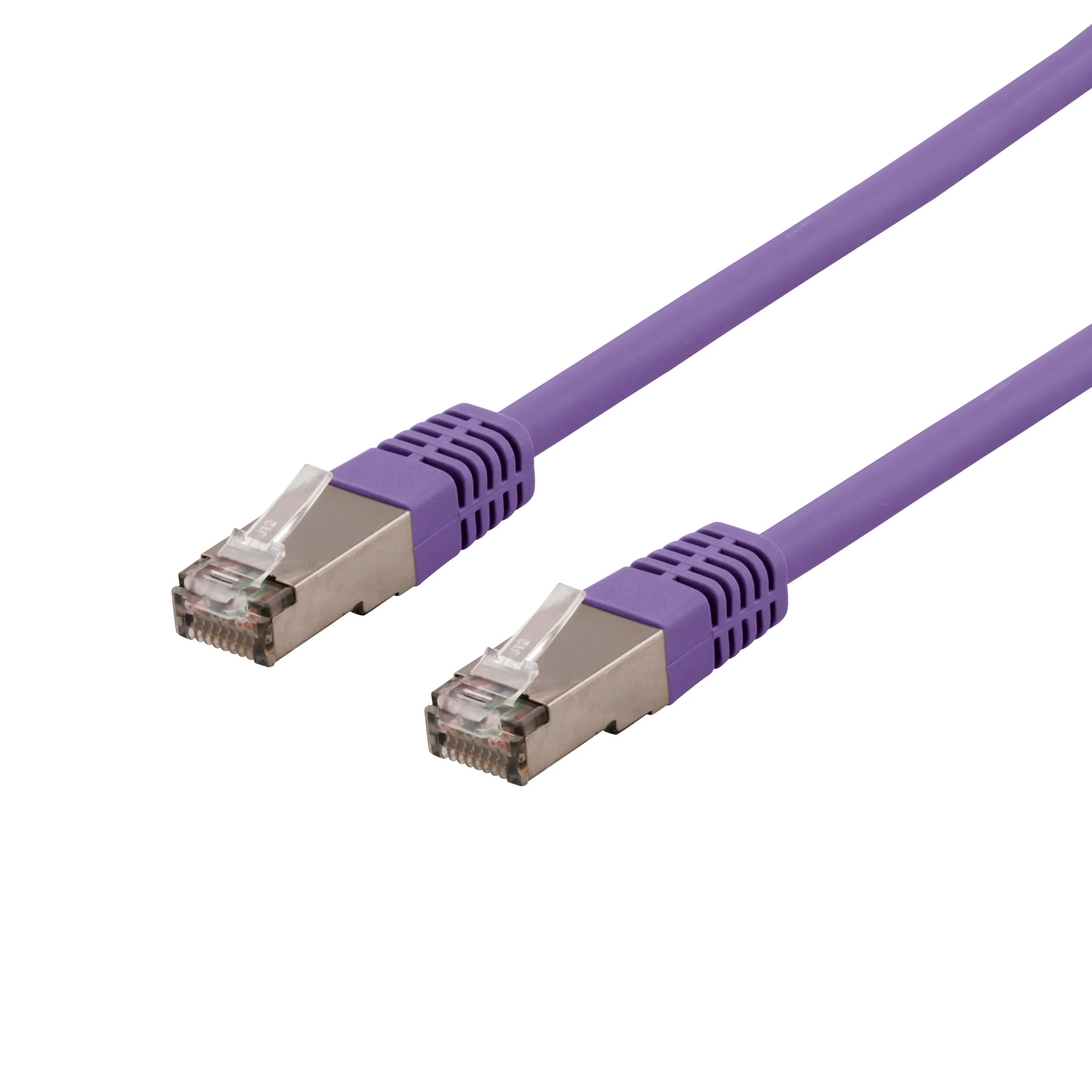 Deltaco Cat6 SFTP RJ45 5m -verkkokaapeli, violetti