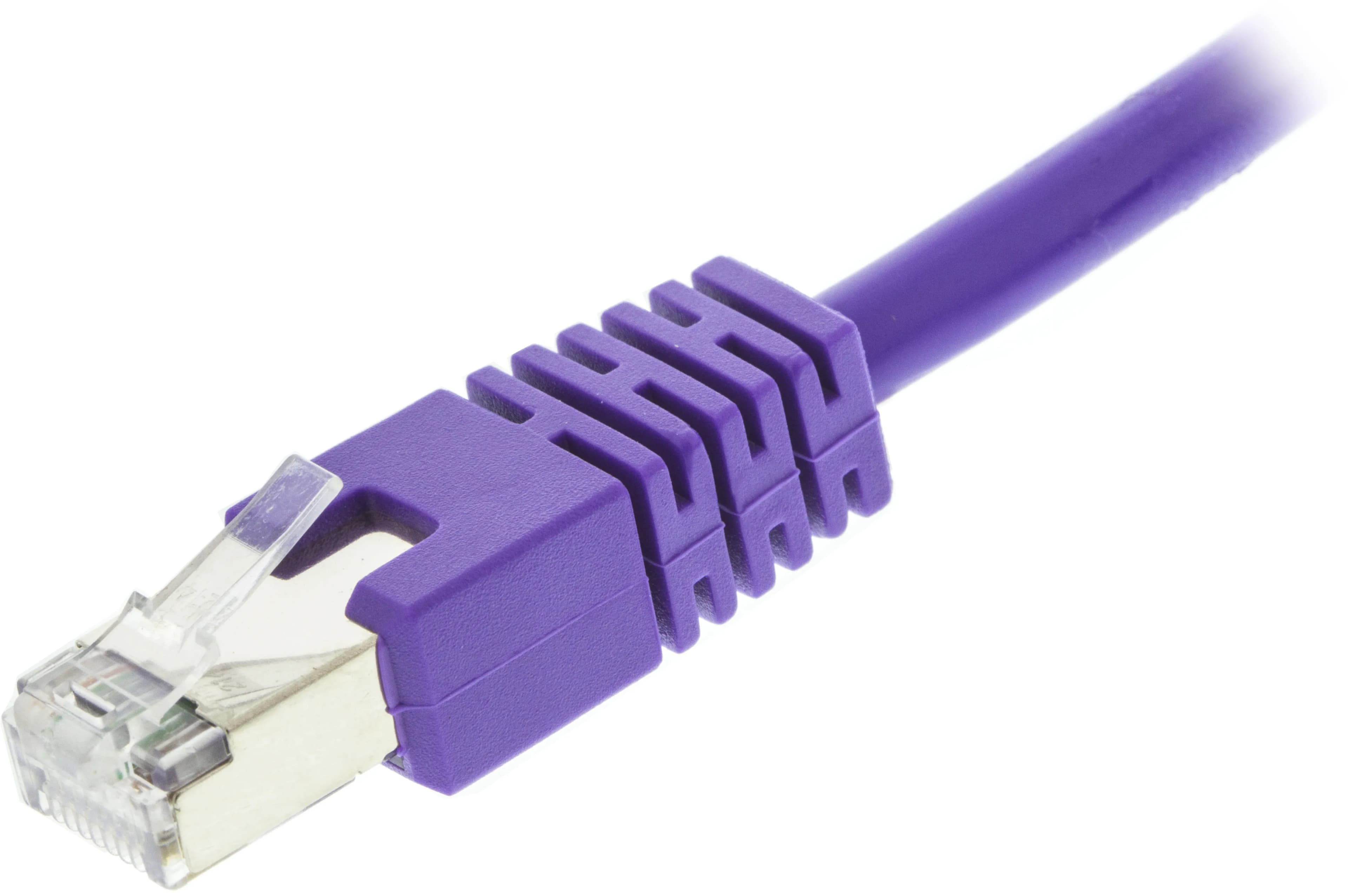 Deltaco Cat6 F/UTP RJ45 2m -verkkokaapeli, violetti