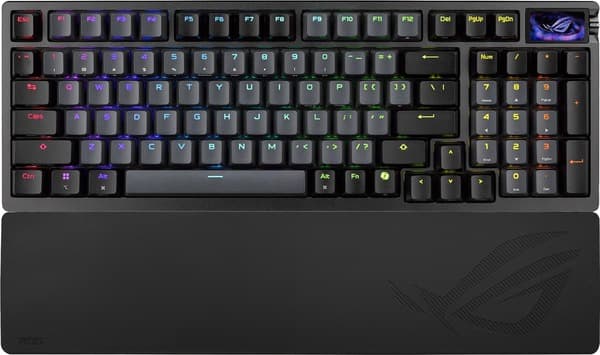 ASUS ROG AZOTH 96 HE -langaton mekaaninen pelinäppäimistö, ROG HFX V2 Magnetic, musta