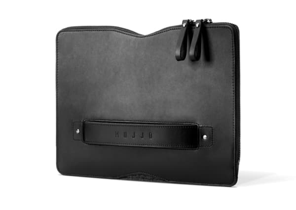 Mujjo Carry-On Folio Sleeve suojatasku 12"" Macbook, musta