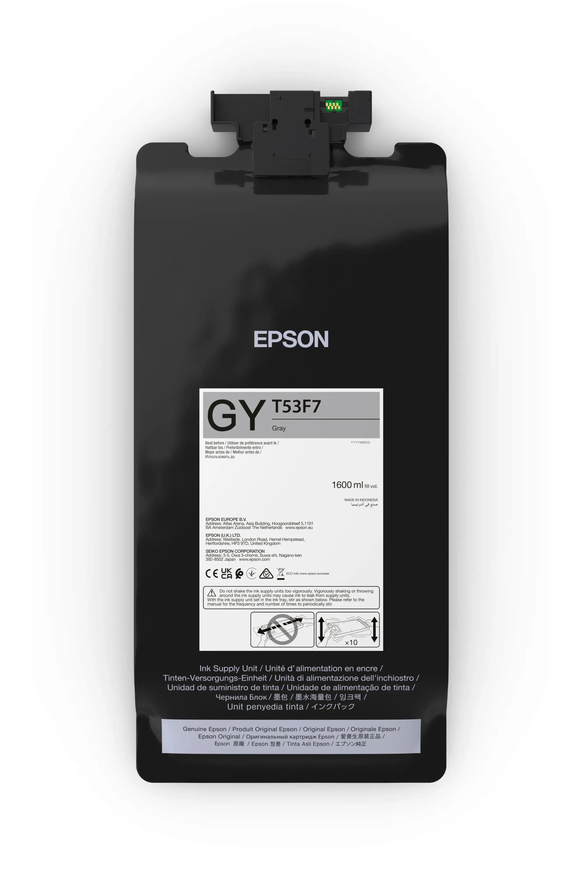 Epson P-Series-mustekasetti, 1,6 l, harmaa