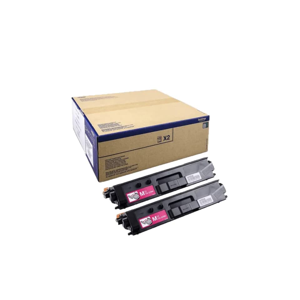 Brother TN329MTWIN High Yield-laservärikasettipakkaus, magenta, 2 kpl