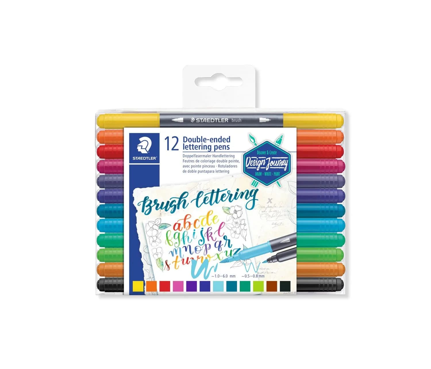 Brush lettering pens double (12)