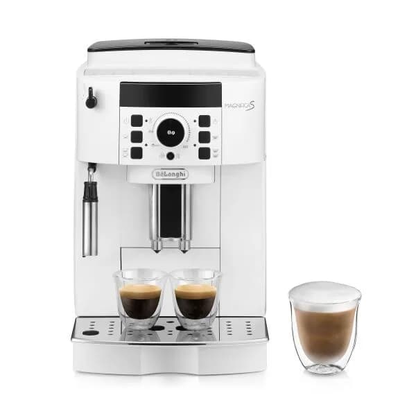 DeLonghi Magnifica S ECAM21.117.W -täysautomaattinen espressokone, valkoinen