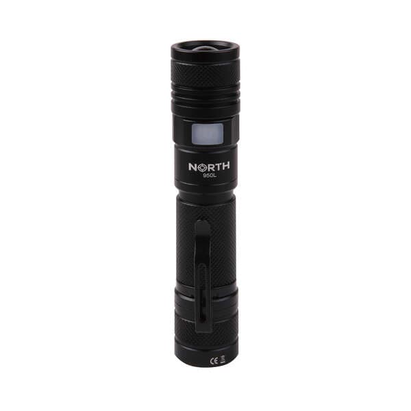 NORTH Taskulamppu 950 Lumen Zoom Musta Aviation Aluminium 10W Cree-Led (XML2)