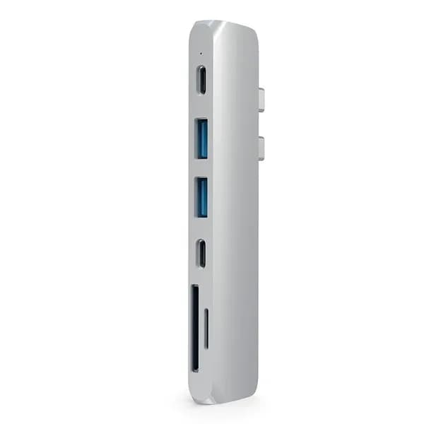 Satechi Aluminium USB-C Pro Hub -adapteri, Hopea