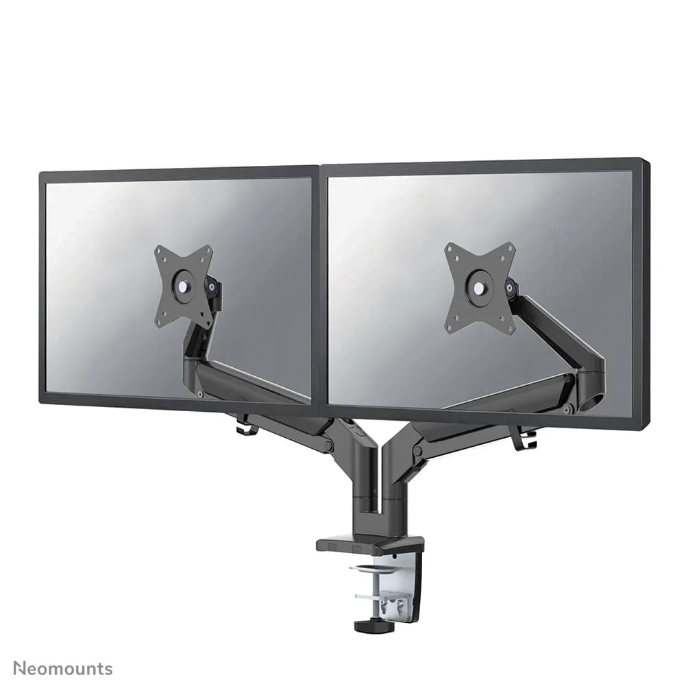 Neomounts DS70-810BL2-monitorivarsi kahdelle näytölle 17-32"", kaasujousella, 9 kg, musta