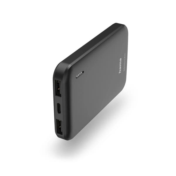 Hama 5000mAh 2xUSB-A -varavirtalähde, Musta