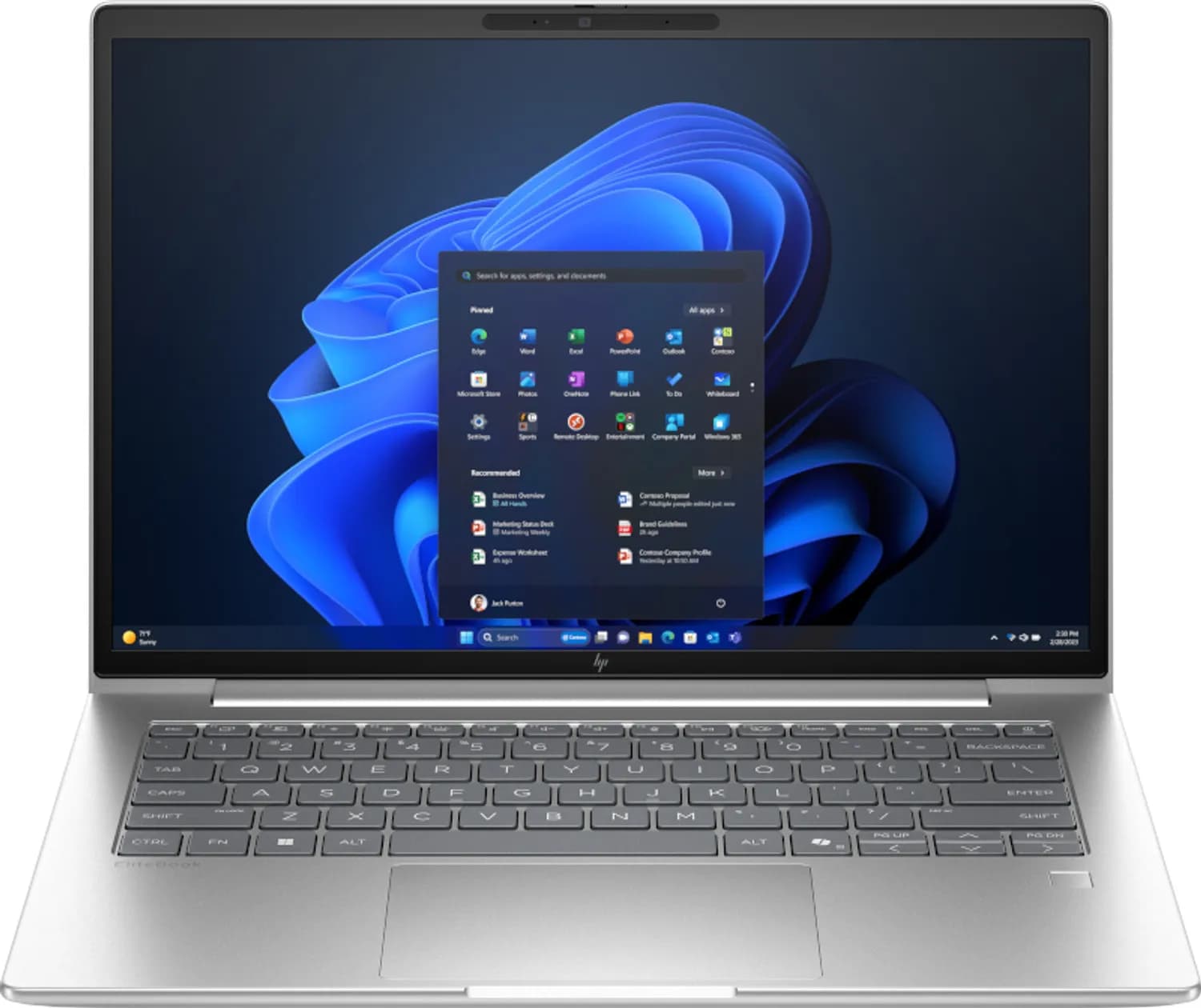 HP EliteBook 6 G1i 14"" Ultra 7 255U, 32 Gt, 512 Gt, Win 11 Pro -kannettava, hopea
