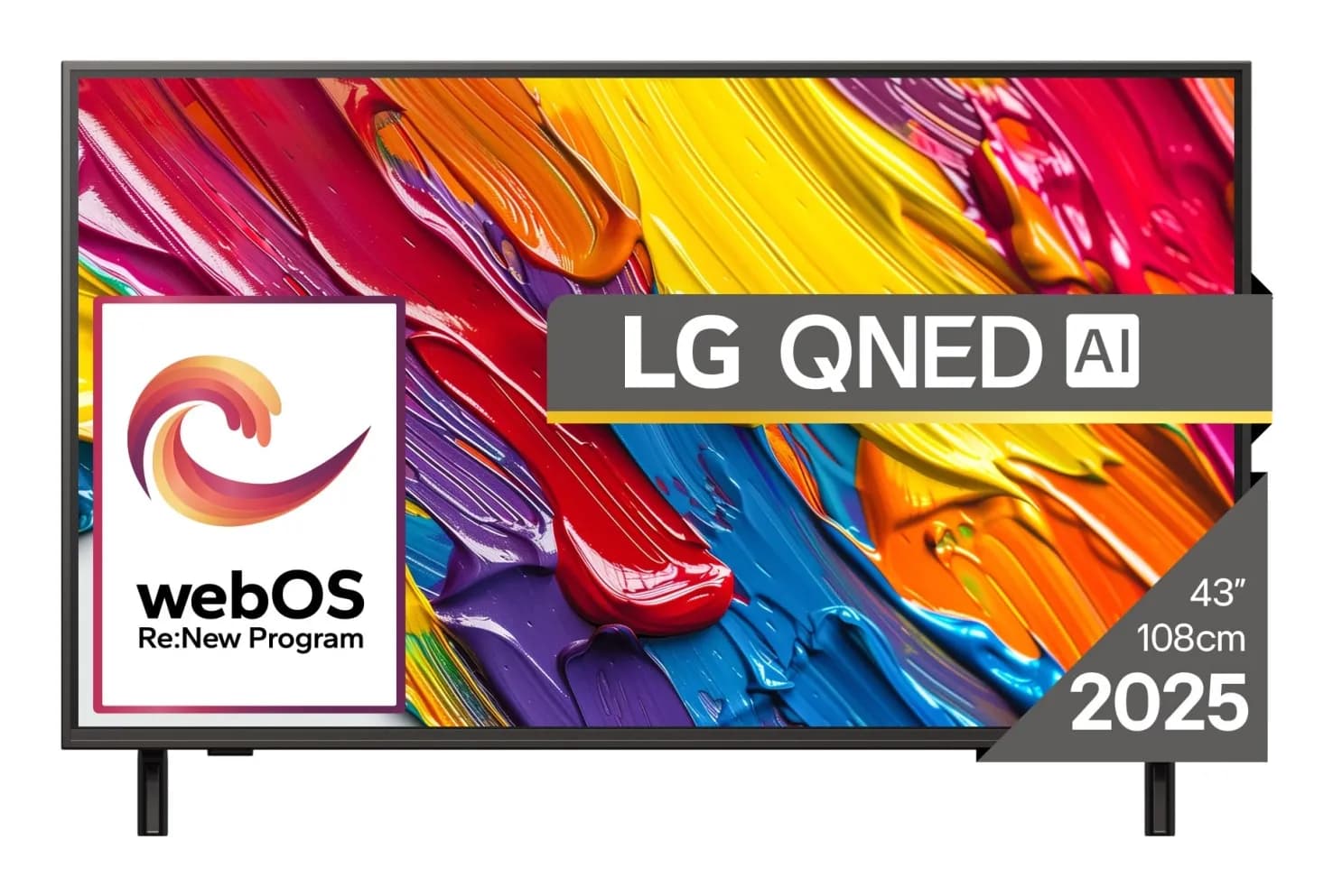 LG 43QNED84A3C 43"" 4K webOS TV, 60 Hz, HDR10, HLG