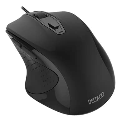 DELTACO Deltaco optinen hiiri, 6 painiketta ja rullain, USB MS-801 Vastaa: N/A
