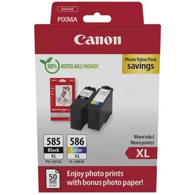 Canon Canon PG-585XL & CL-586XL + GP-501A6-50pack 6204C005 Vastaa: N/A