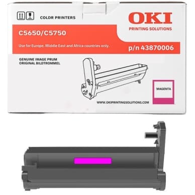 OKI Rumpu värijauheen siirtoon magenta 20.000 sivua 43870006 Vastaa: N/A