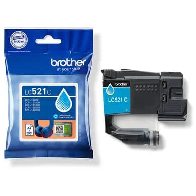 Brother Brother LC-521 Mustepatruuna cyan LC521C Vastaa: N/A