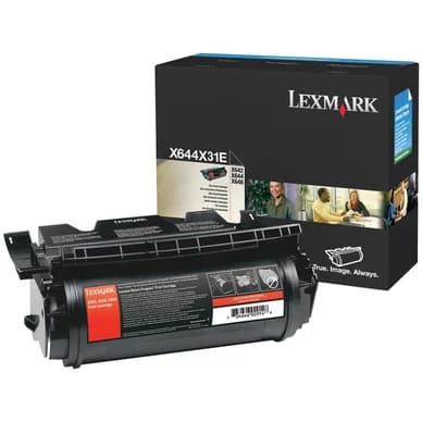 Lexmark Värikasetti musta 32.000 sivua X644X31E Vastaa: N/A