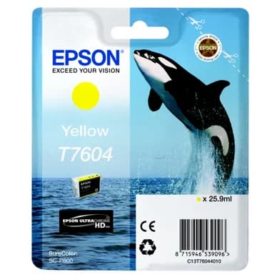 Epson Epson T7604 Mustepatruuna Keltainen T7604 Vastaa: N/A