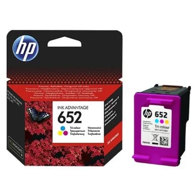 HP HP 652 Mustepatruuna 3-väri F6V24AE Vastaa: N/A