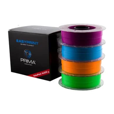 Prima PrimaCreator EasyPrint PLA 1.75mm 4x500g Multipak. Neon 7340002114217 Vastaa: N/A