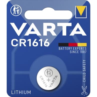Varta Varta CR1616 litiumnappiparisto - 1 kpl 6616101401 Vastaa: N/A