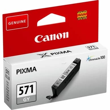 Canon Canon 571 GY Mustepatruuna harmaa CLI-571GY Vastaa: N/A