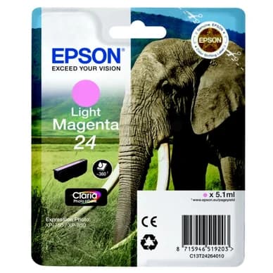 Epson Epson 24 Mustepatruuna vaalea magenta T2426 Vastaa: N/A