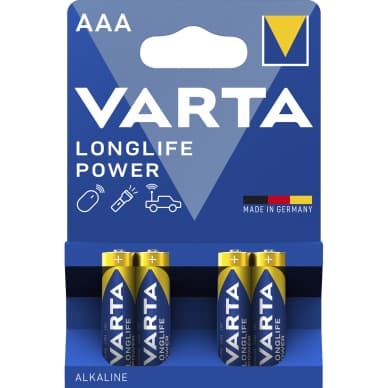 Varta Varta Pitkäikäinen akku - AAA, 4 kpl 4903121414 Vastaa: N/A