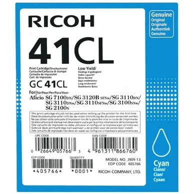 Ricoh Gelpatron cyan, 600 sivua 405766 Vastaa: N/A