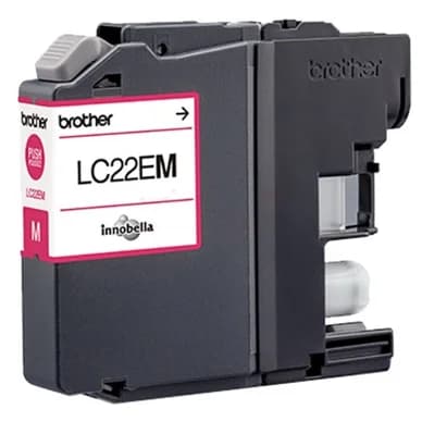 Brother Mustepatruuna magenta, 1.200 sivua LC22EM Vastaa: N/A