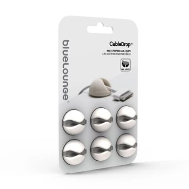 Bluelounge Bluelounge CableDrop 6-pack, Valkoinen 705105462738 Vastaa: N/A