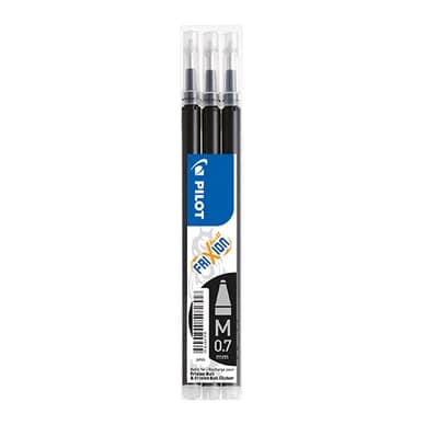 PILOT Täyttö 3-pack FriXion Pyyhittävä muste 0.7 musta 356056 Vastaa: N/A
