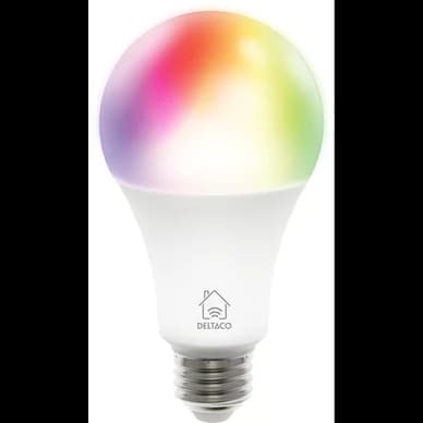 DELTACO Smart Home LED-lamppu RGB E27 A60, 9W SH-LE27A60RGB02 Vastaa: N/A