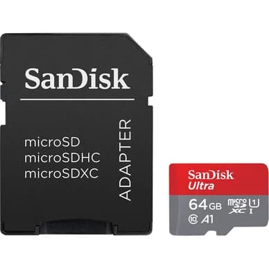 SANDISK SanDisk MicroSDXC Mobil Ultra 64GB 140MB/s UHS-I Adapt 0619659200541 Vastaa: N/A