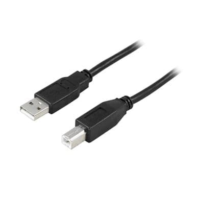 DELTACO DELTACO USB 2.0 kaapeli, A-type uros - B-type uros, 2m,musta 7340004621416 Vastaa: N/A