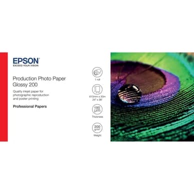 Epson Epson 24"" Production Photo Paper Glossy 200g 30m C13S450371 Vastaa: N/A