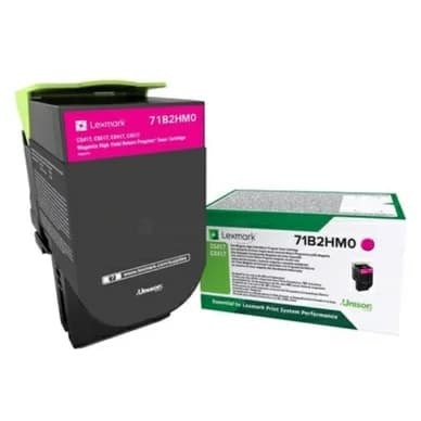 Lexmark Värikasetti magenta 3.500 sivua 71B2HM0 Vastaa: N/A