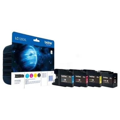 Brother Mustepatruuna Value Pack Incl BK/C/M/Y High Capacity LC1280XLVALP Vastaa: N/A