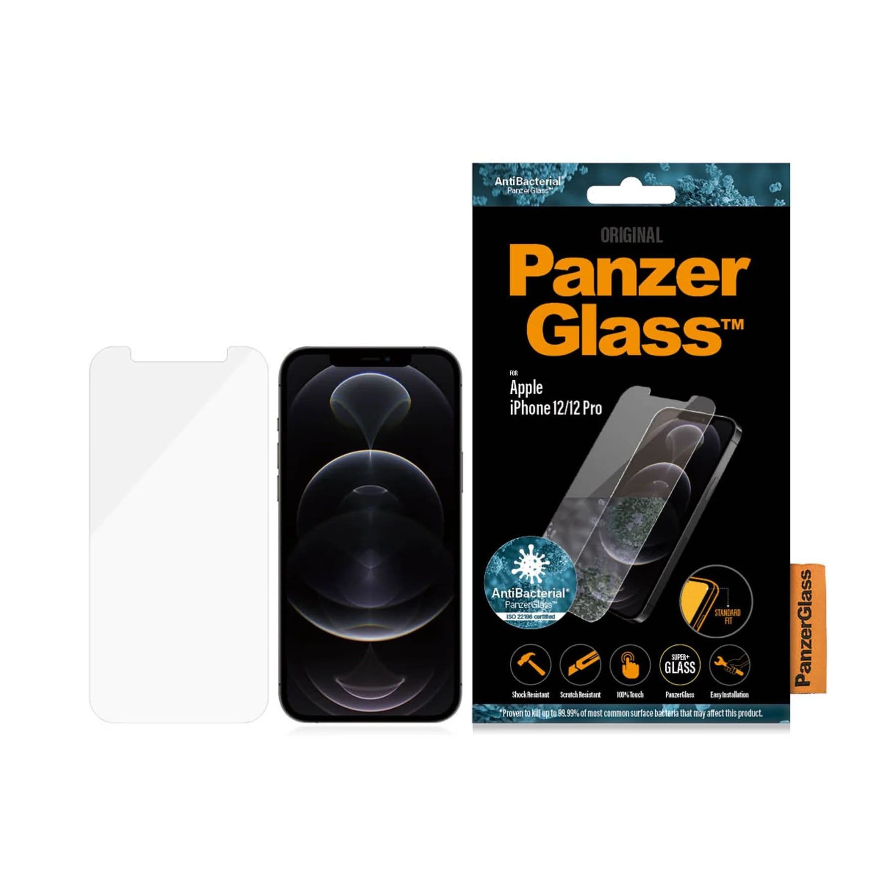 PanzerGlass™ | Näytönsuoja - Classic-Fit | Apple iPhone 12/12 Pro