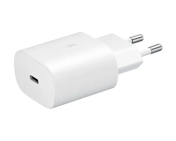Samsung® | EP-TA800 - Pikalataus seinälaturi - 25 wattia - 3A - USB-C - Hvid