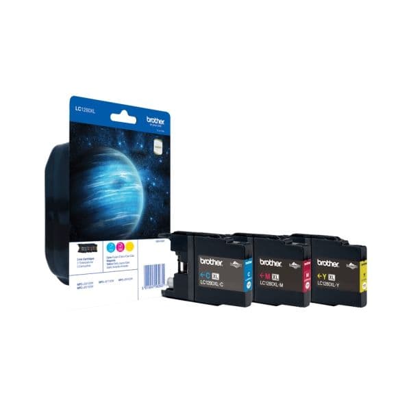 Brother LC1280XLRBWBP, 1200 sivua, 3 kpl, Monipakkaus
