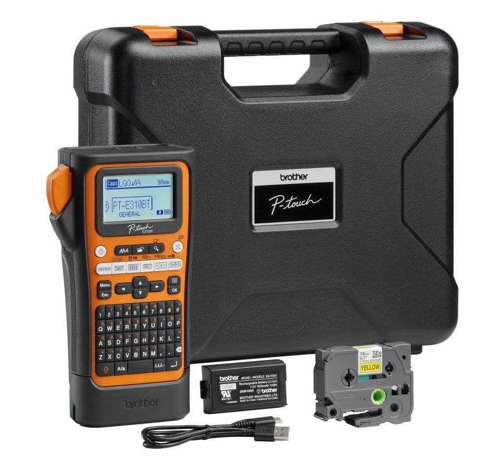 Brother PT-E310BTVP, QWERTY, HSE/TZe, Lämpösiirto, 180 x 180 DPI, 20 mm/s, Langallinen & langaton