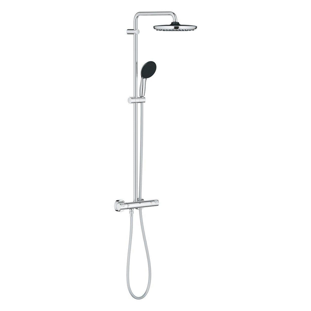 Grohe Vitalio Start System 250 Suihkujärjestelmä termostaatilla seinäkiinnitykseen - kromi
