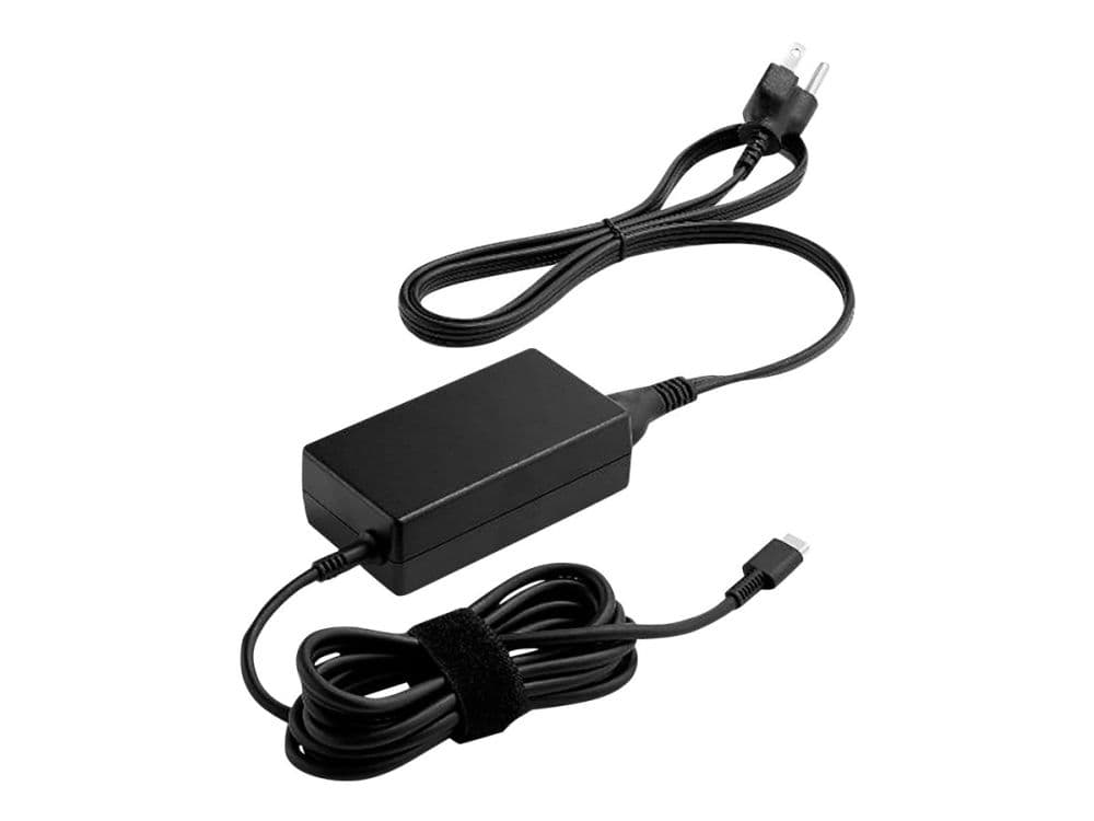 HP USB-C LC -verkkovirtalaite, 65 W, Kannettava tietokone, Sisätila, 65 W, AC–DC, HP, Musta