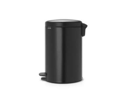 Brabantia 114106, 20 L, Pyöreä, Musta, Muovi, Poljin, 29 cm