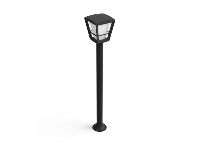 Philips Hue Econic - Pedestal light - LED-lamppu - 15 W (samanlainen 79 W) - luokka A - 2000-6500 K - musta