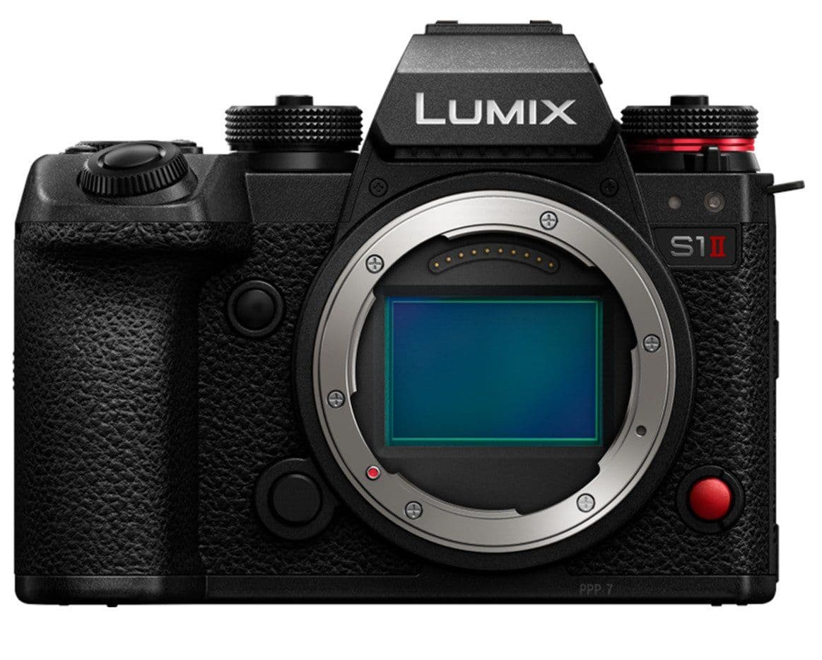 Panasonic Lumix S1II Body, 24,1 MP, 6000 x 4000 pikseliä, CMOS, 6K Ultra HD, Kosketusnäyttö, musta