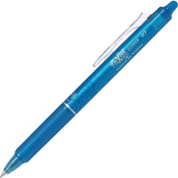 Rollerpen pilot frixion clicker, 0,7 mm, vaaleansininen