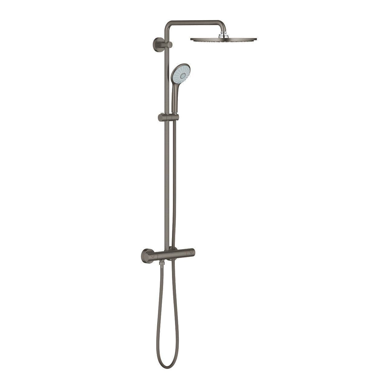 Grohe Euphoria 310 suihkujärjestelmä termostaatilla - Harjattu kova grafiitti